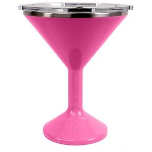 ORCA Tini 13oz Hot Pink Stainless Steel Insulated Martini Cup Vacuum Double Wall